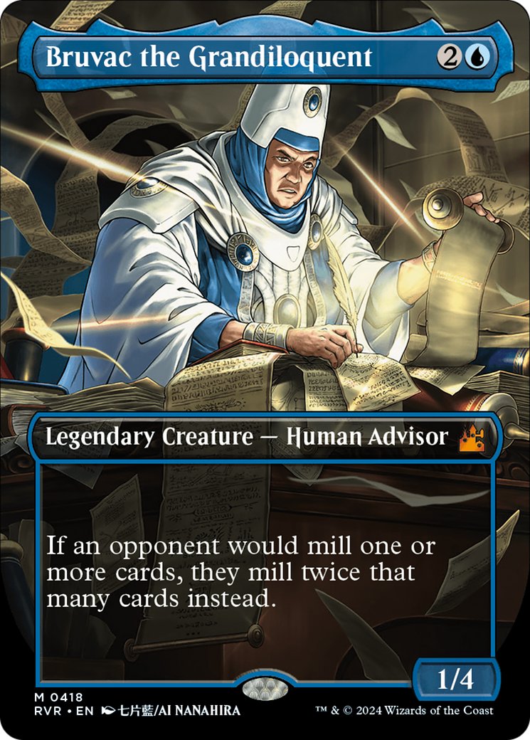 Bruvac the Grandiloquent (Anime Borderless) [Ravnica Remastered] | Impulse Games and Hobbies