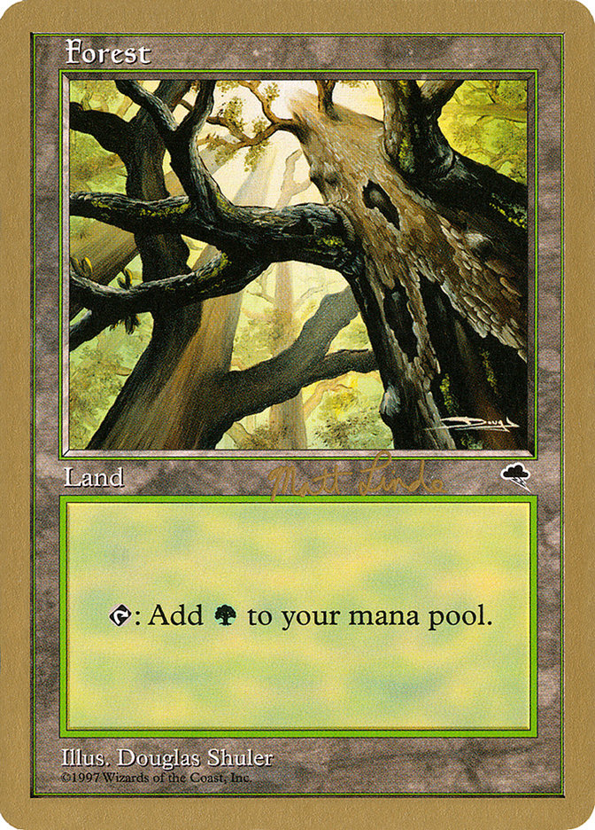 Forest (ml347a) (Matt Linde) [World Championship Decks 1999] | Impulse Games and Hobbies