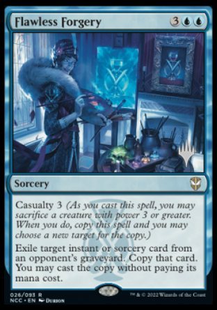 Flawless Forgery (Promo Pack) [Streets of New Capenna Commander Promos] | Impulse Games and Hobbies