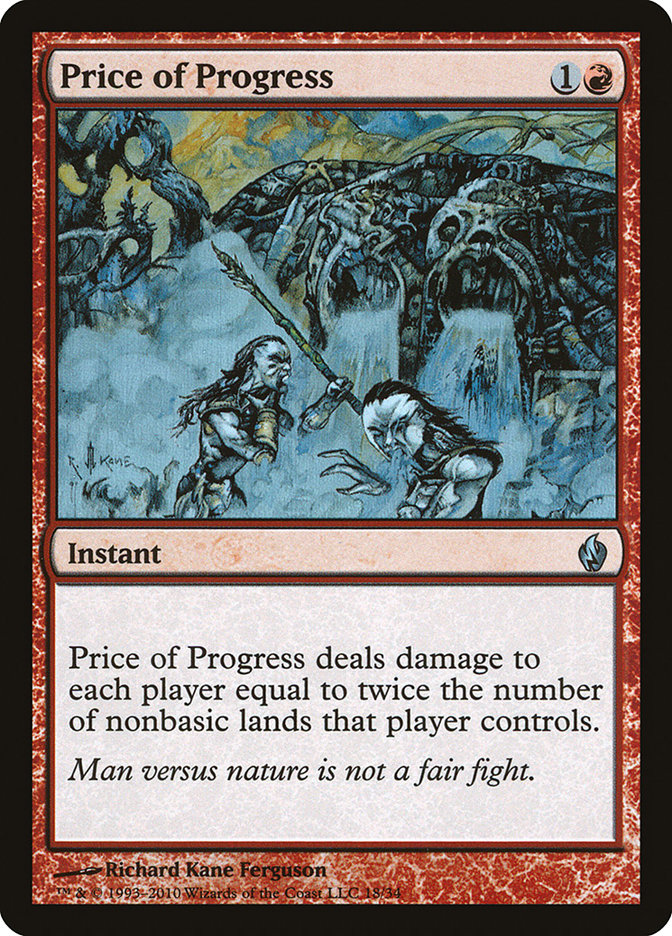 Price of Progress [Premium Deck Series: Fire and Lightning] | Impulse Games and Hobbies