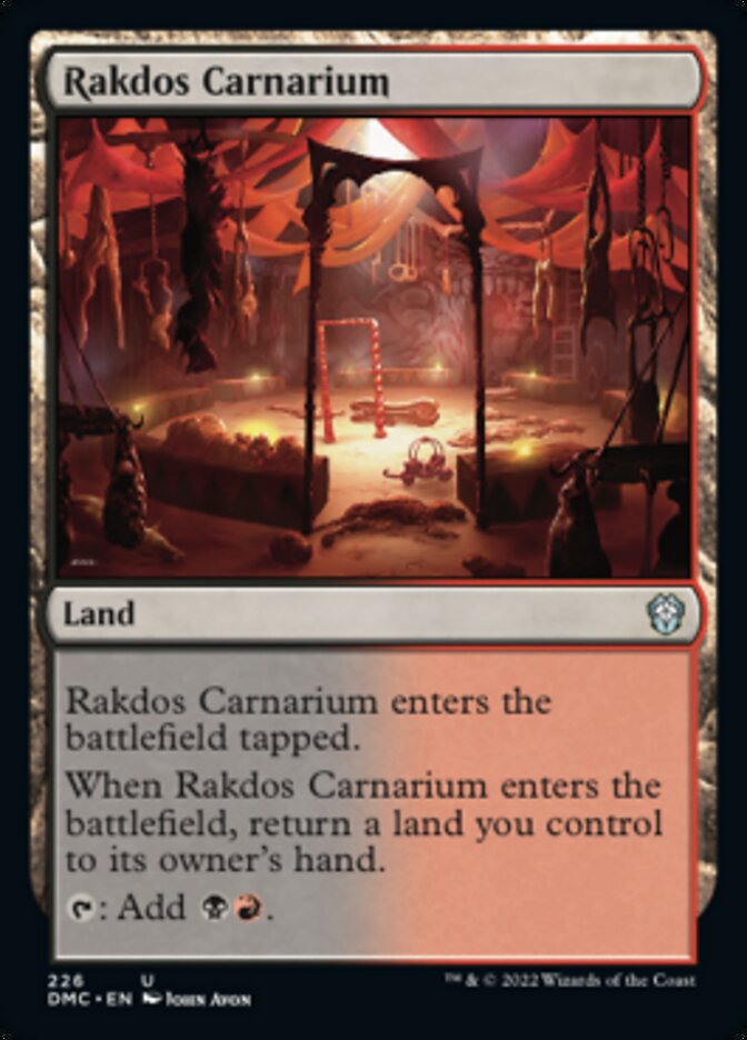 Rakdos Carnarium [Dominaria United Commander] | Impulse Games and Hobbies