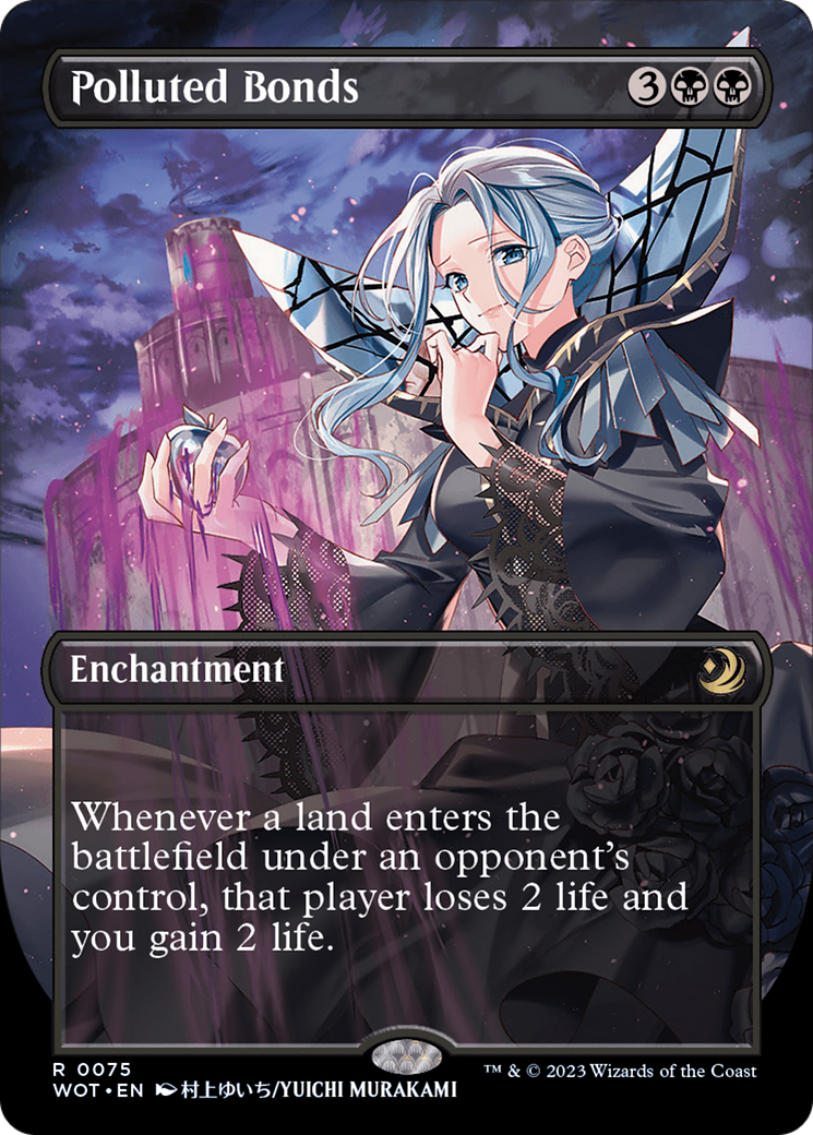Polluted Bonds (Anime Borderless) [Wilds of Eldraine: Enchanting Tales] | Impulse Games and Hobbies