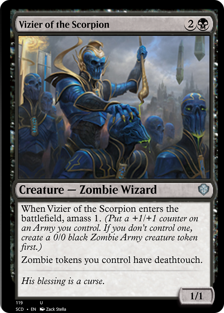 Vizier of the Scorpion [Starter Commander Decks] | Impulse Games and Hobbies