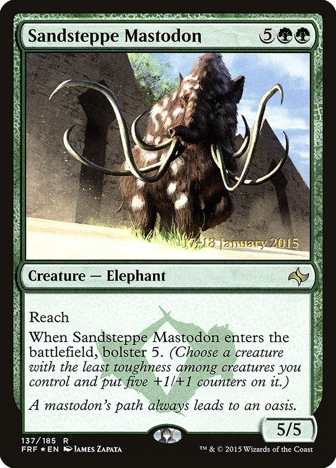 Sandsteppe Mastodon [Fate Reforged Prerelease Promos] | Impulse Games and Hobbies