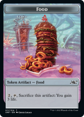 Clown Robot (003) // Food (011) Double-sided Token [Unfinity Tokens] | Impulse Games and Hobbies