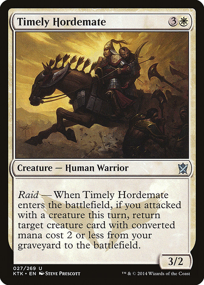 Timely Hordemate [Khans of Tarkir] | Impulse Games and Hobbies