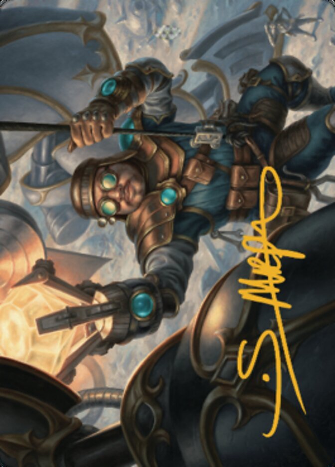 Powerstone Engineer Art Card (Gold-Stamped Signature) [The Brothers' War Art Series] | Impulse Games and Hobbies