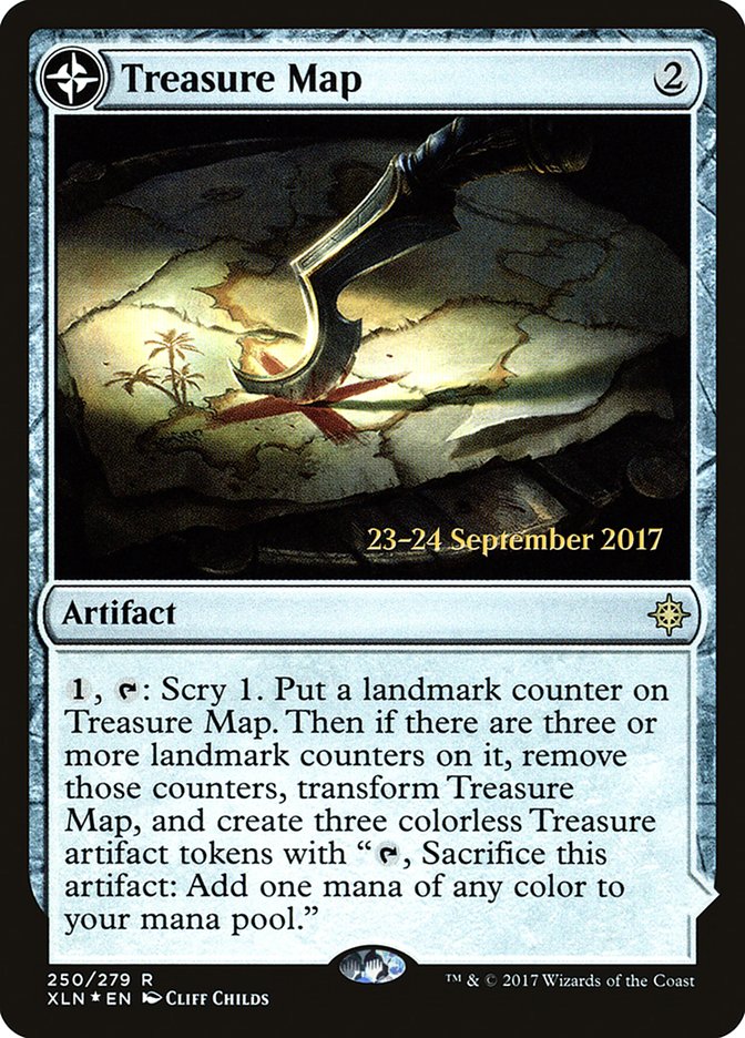 Treasure Map // Treasure Cove  [Ixalan Prerelease Promos] | Impulse Games and Hobbies