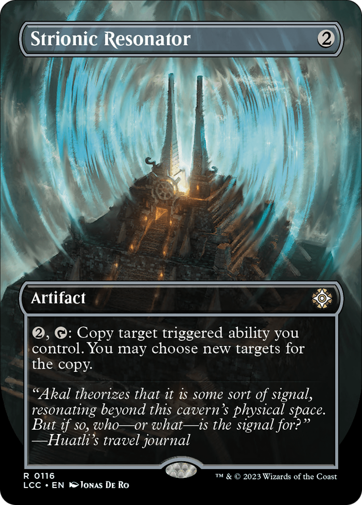 Strionic Resonator (Borderless) [The Lost Caverns of Ixalan Commander] | Impulse Games and Hobbies