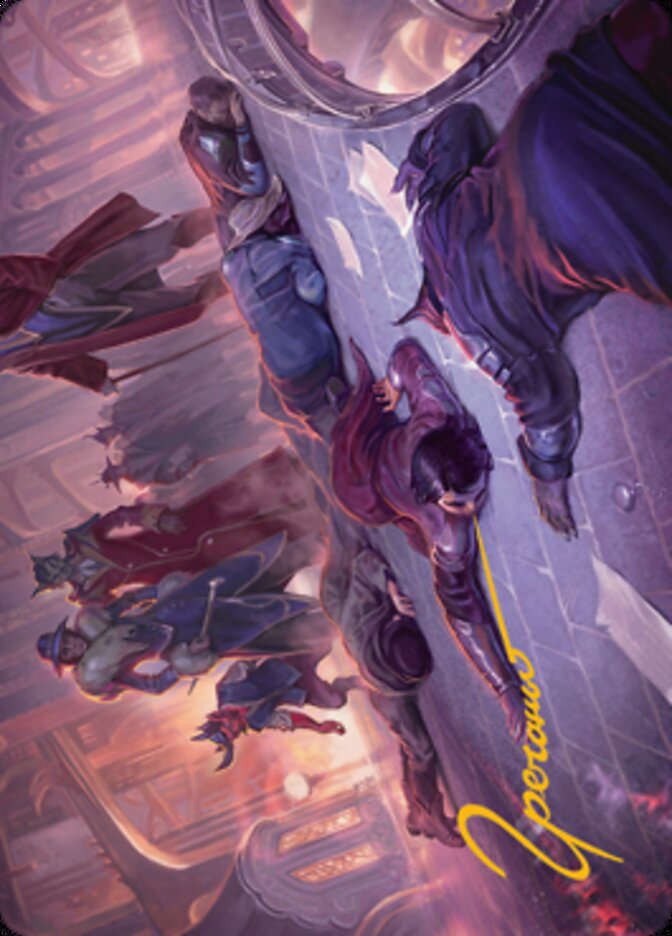 Make an Example Art Card (Gold-Stamped Signature) [Streets of New Capenna Art Series] | Impulse Games and Hobbies