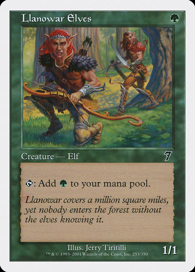 Llanowar Elves [Seventh Edition] | Impulse Games and Hobbies