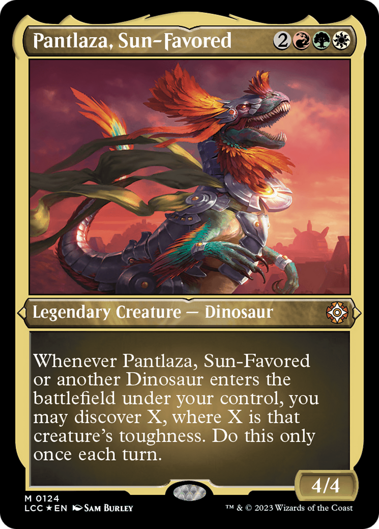 Pantlaza, Sun-Favored (Display Commander) [The Lost Caverns of Ixalan Commander] | Impulse Games and Hobbies