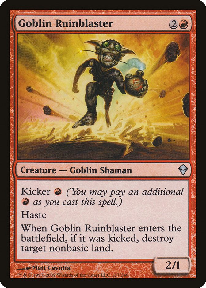 Goblin Ruinblaster [Zendikar] | Impulse Games and Hobbies