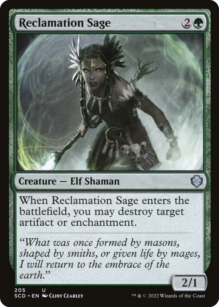 Reclamation Sage [Starter Commander Decks] | Impulse Games and Hobbies