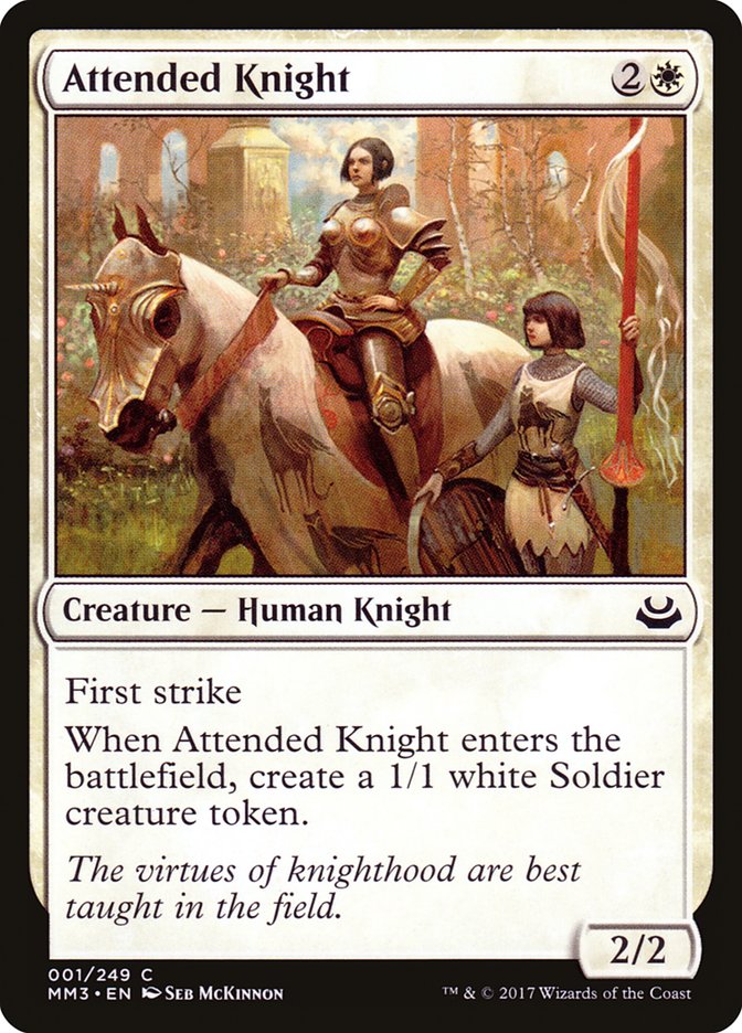Attended Knight [Modern Masters 2017] | Impulse Games and Hobbies