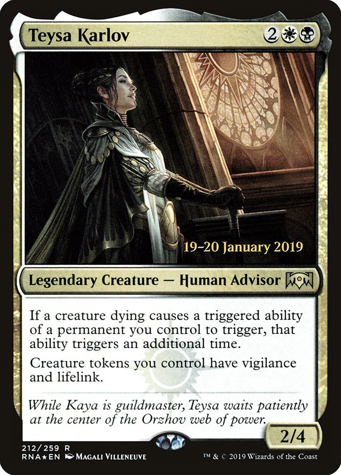 Teysa Karlov [Ravnica Allegiance Prerelease Promos] | Impulse Games and Hobbies