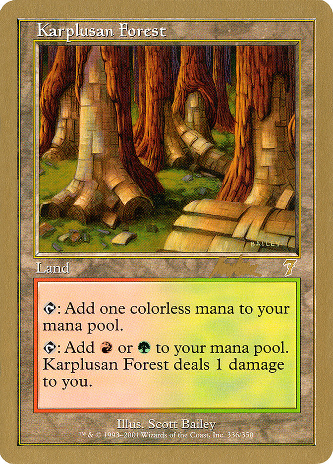 Karplusan Forest (Brian Kibler) [World Championship Decks 2002] | Impulse Games and Hobbies