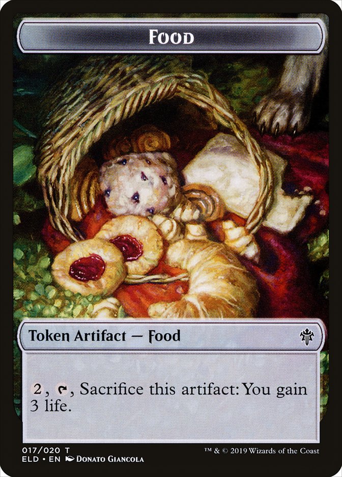 Food (017/020) [Throne of Eldraine Tokens] | Impulse Games and Hobbies