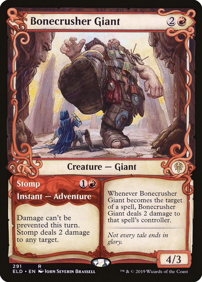 Bonecrusher Giant // Stomp (Showcase) [Throne of Eldraine] | Impulse Games and Hobbies