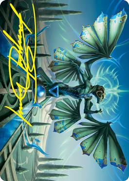 Tanazir Quandrix Art Card (Gold-Stamped Signature) [Strixhaven: School of Mages Art Series] | Impulse Games and Hobbies