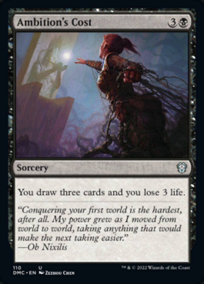 Ambition's Cost [Dominaria United Commander] | Impulse Games and Hobbies