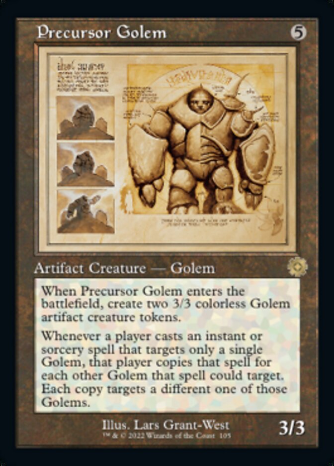 Precursor Golem (Retro Schematic) [The Brothers' War Retro Artifacts] | Impulse Games and Hobbies