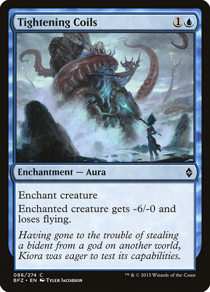 Tightening Coils [Battle for Zendikar] | Impulse Games and Hobbies