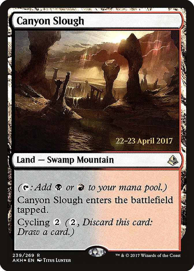 Canyon Slough [Amonkhet Prerelease Promos] | Impulse Games and Hobbies