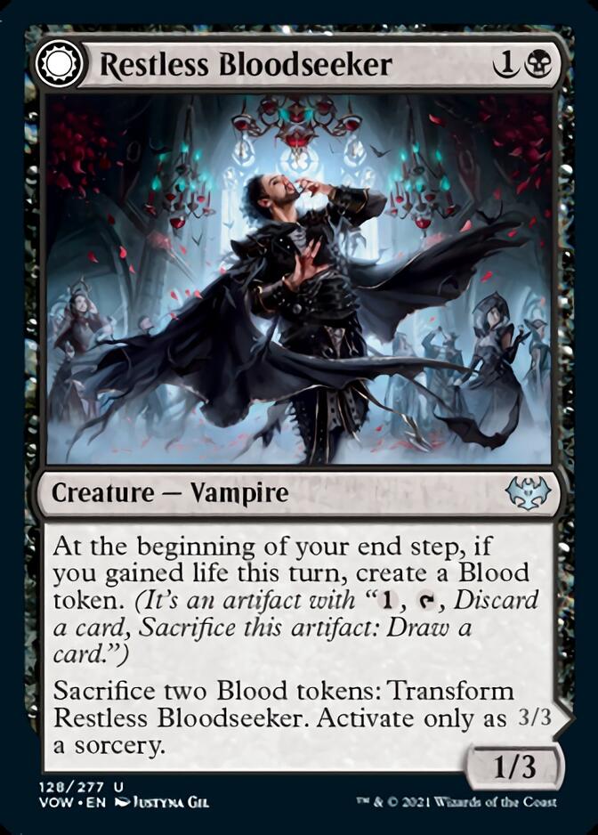 Restless Bloodseeker // Bloodsoaked Reveler [Innistrad: Crimson Vow] | Impulse Games and Hobbies