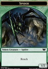 Spider // Dragon Double-Sided Token [Commander 2015 Tokens] | Impulse Games and Hobbies