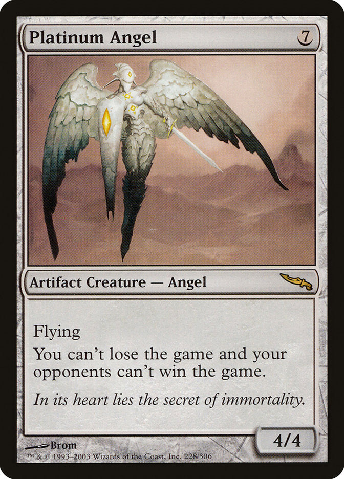 Platinum Angel [Mirrodin] | Impulse Games and Hobbies