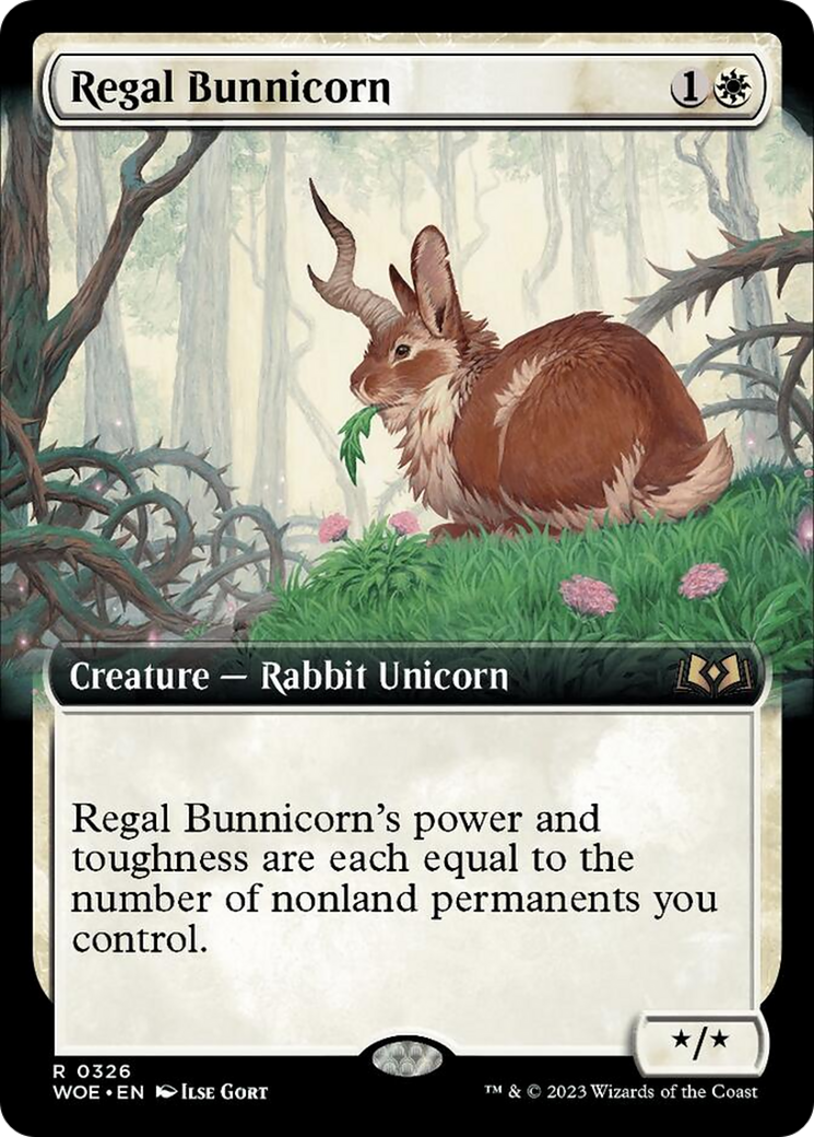 Regal Bunnicorn (Extended Art) [Wilds of Eldraine] | Impulse Games and Hobbies