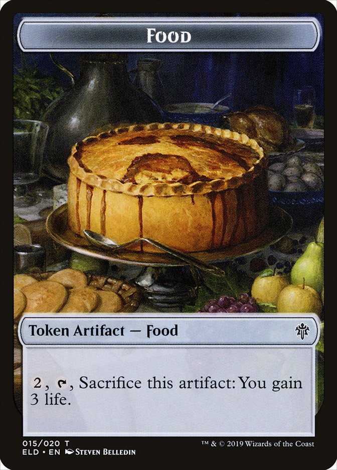 Food (015/020) [Throne of Eldraine Tokens] | Impulse Games and Hobbies