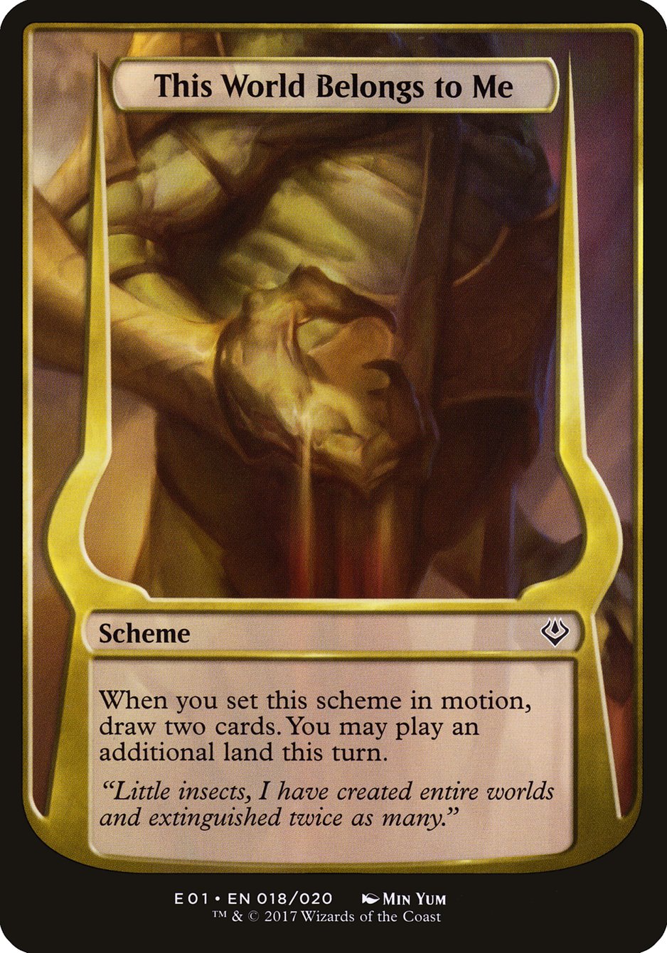 This World Belongs to Me (Schemes) [Archenemy: Nicol Bolas Schemes] | Impulse Games and Hobbies