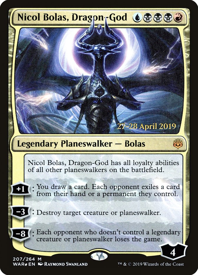 Nicol Bolas, Dragon-God  [War of the Spark Prerelease Promos] | Impulse Games and Hobbies