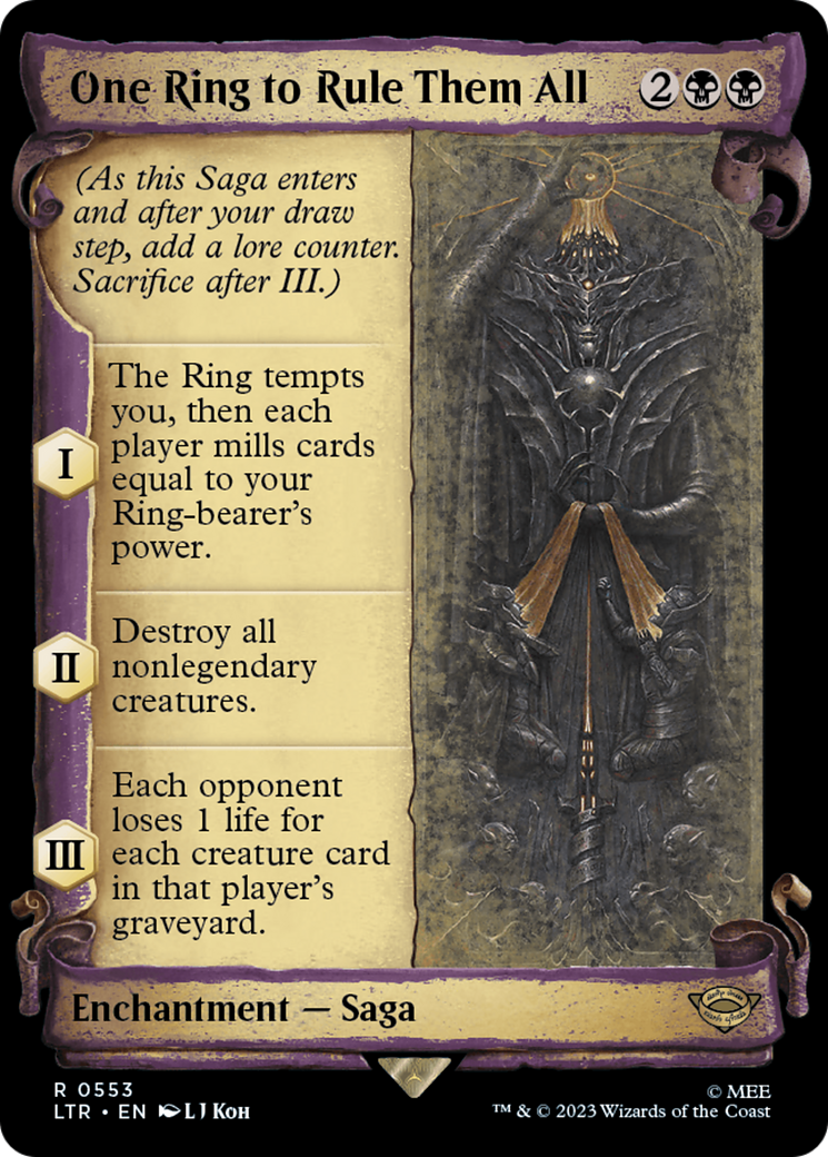 One Ring to Rule Them All [The Lord of the Rings: Tales of Middle-Earth Showcase Scrolls] | Impulse Games and Hobbies
