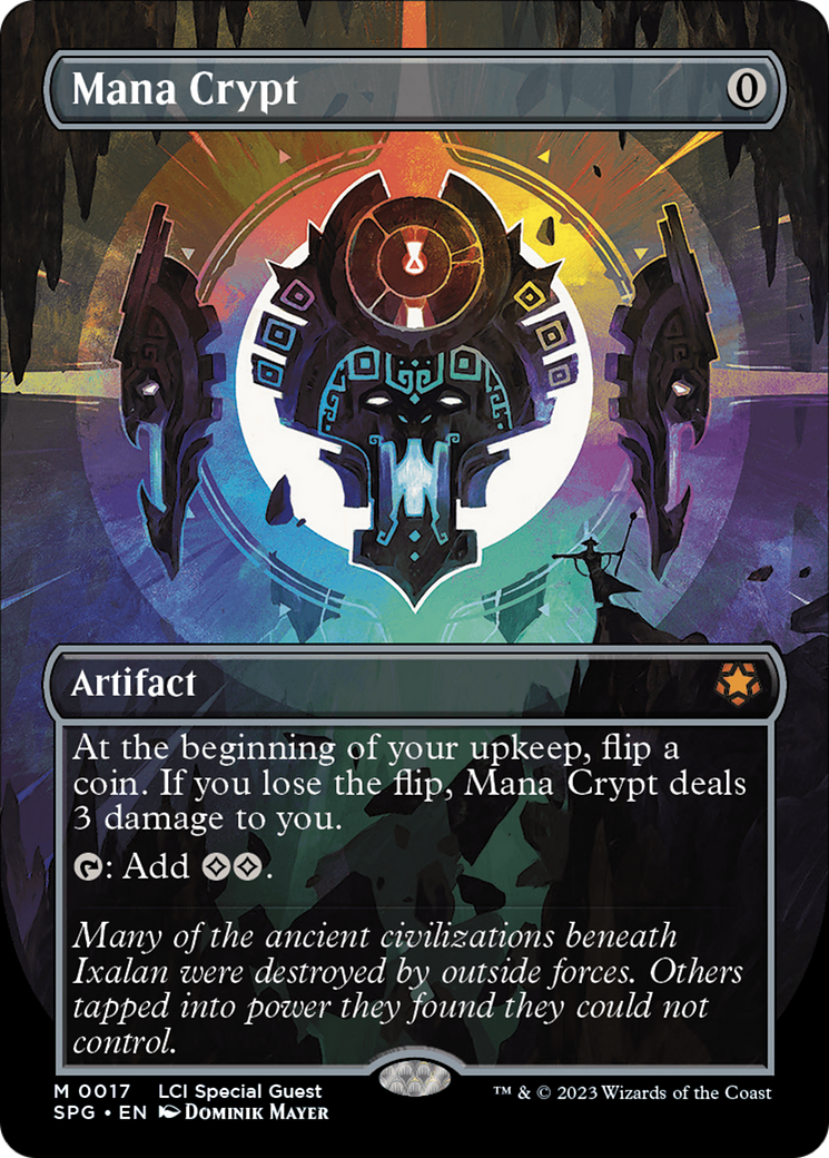 Mana Crypt (Borderless) [The Lost Caverns of Ixalan Special Guests] | Impulse Games and Hobbies