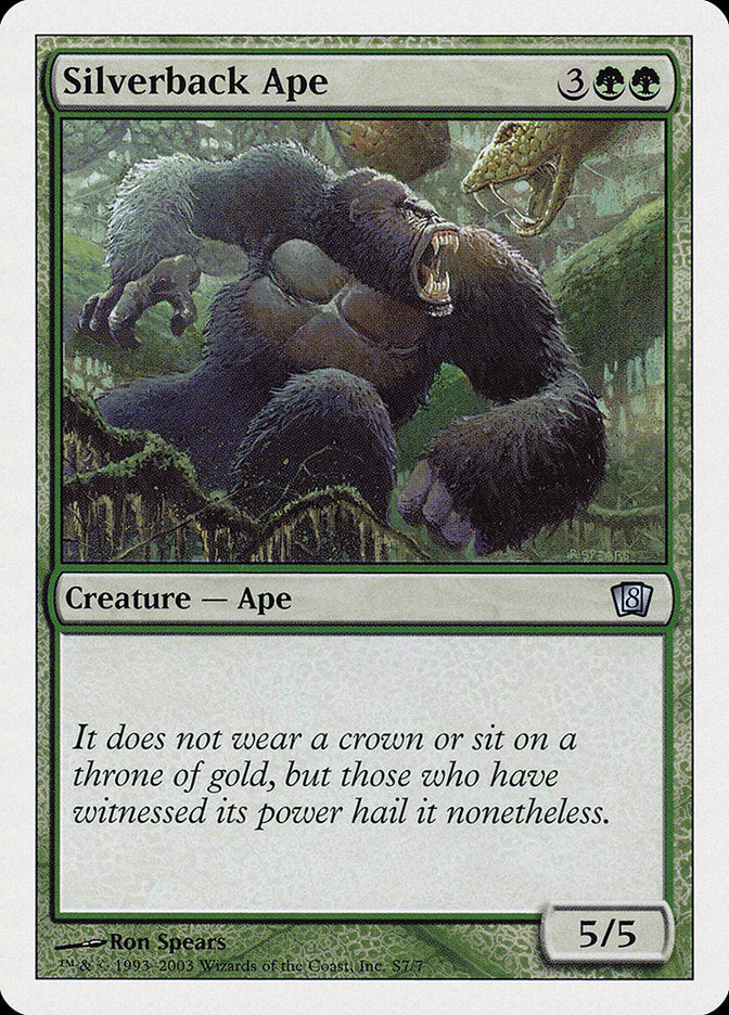 Silverback Ape [Eighth Edition] | Impulse Games and Hobbies