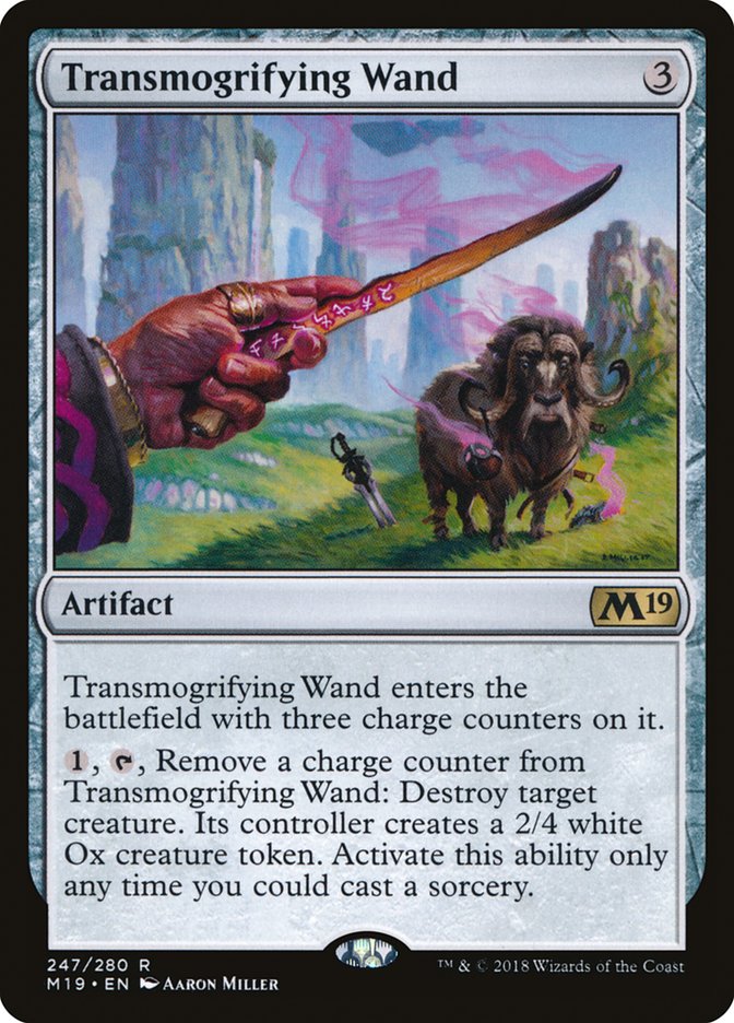 Transmogrifying Wand [Core Set 2019] | Impulse Games and Hobbies