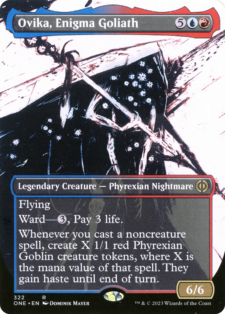 Ovika, Enigma Goliath (Borderless Ichor) [Phyrexia: All Will Be One] | Impulse Games and Hobbies