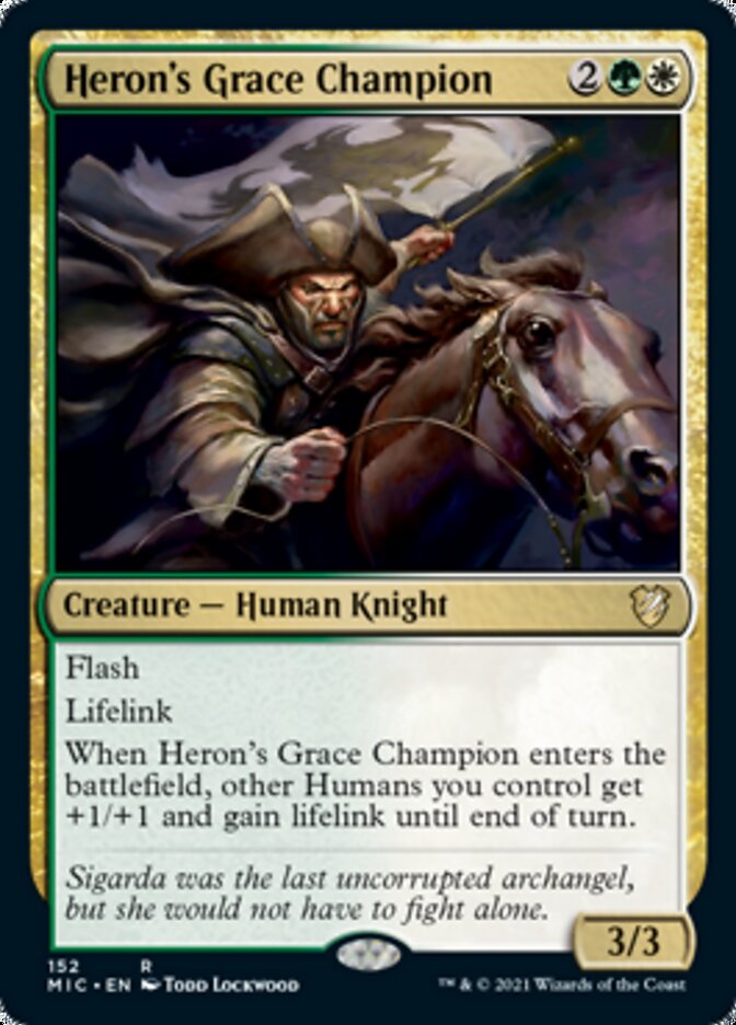 Heron's Grace Champion [Innistrad: Midnight Hunt Commander] | Impulse Games and Hobbies