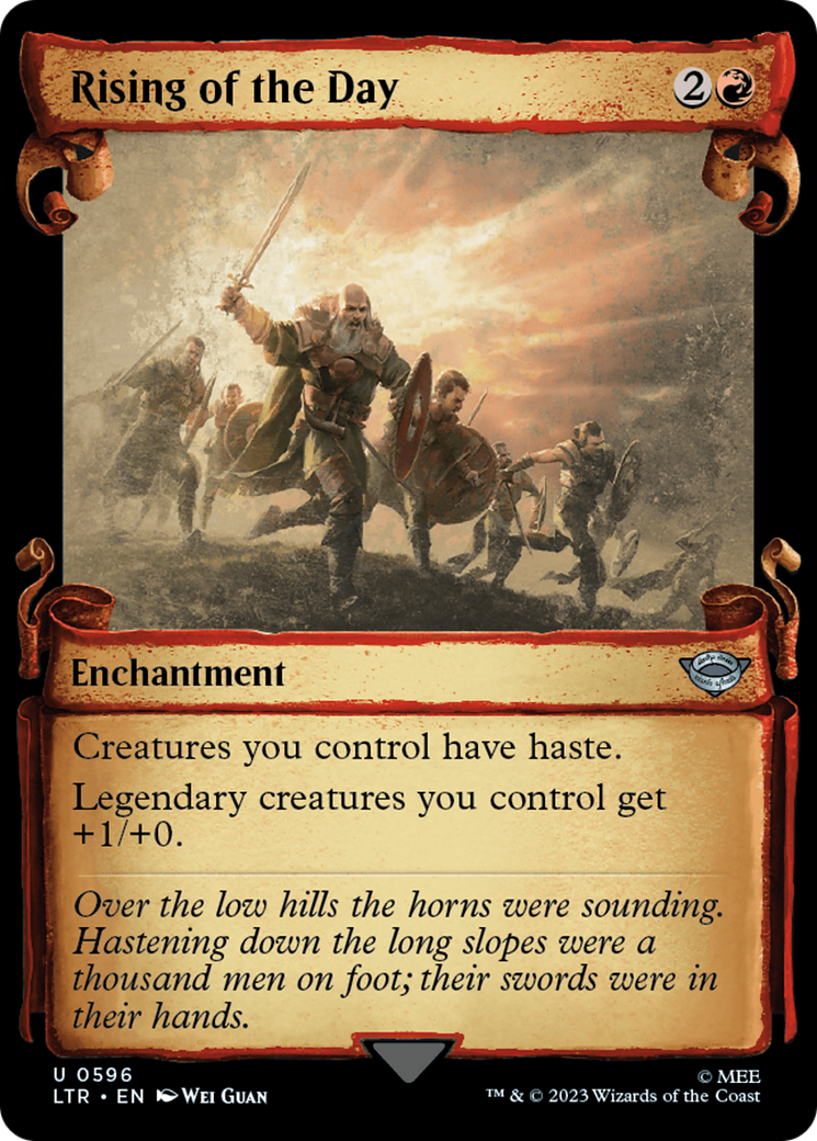 Rising of the Day [The Lord of the Rings: Tales of Middle-Earth Showcase Scrolls] | Impulse Games and Hobbies
