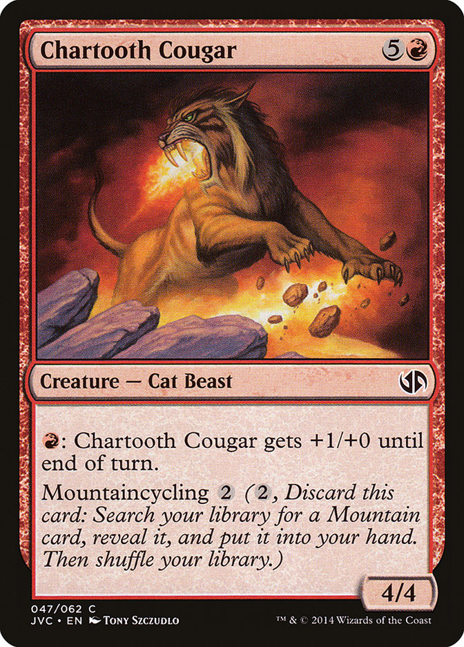 Chartooth Cougar [Duel Decks Anthology] | Impulse Games and Hobbies
