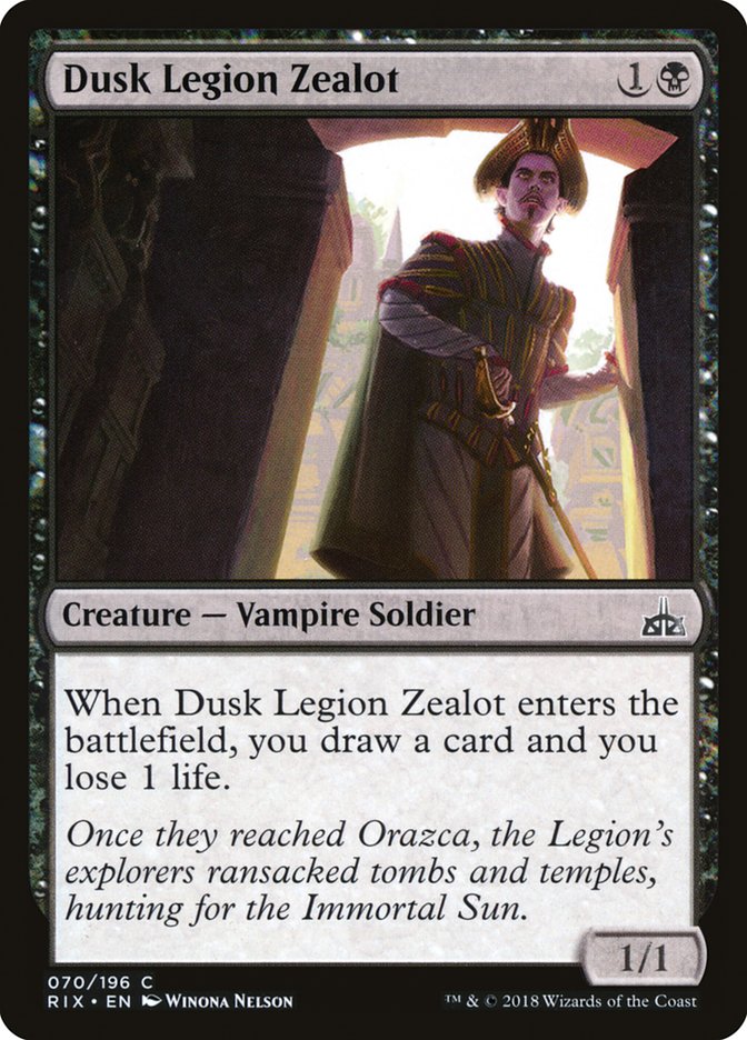 Dusk Legion Zealot [Rivals of Ixalan] | Impulse Games and Hobbies