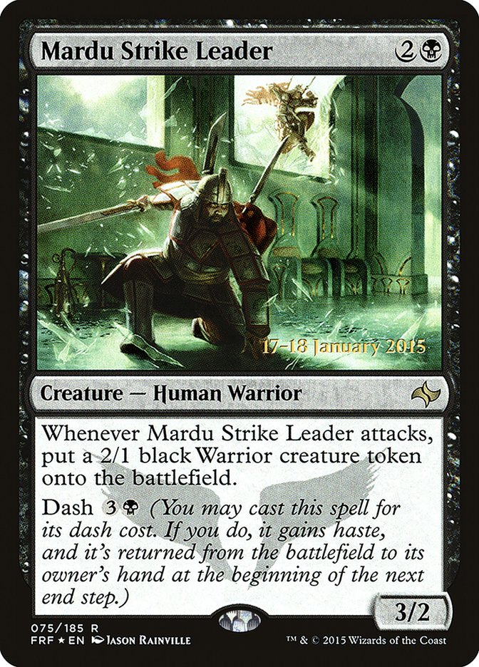 Mardu Strike Leader [Fate Reforged Prerelease Promos] | Impulse Games and Hobbies