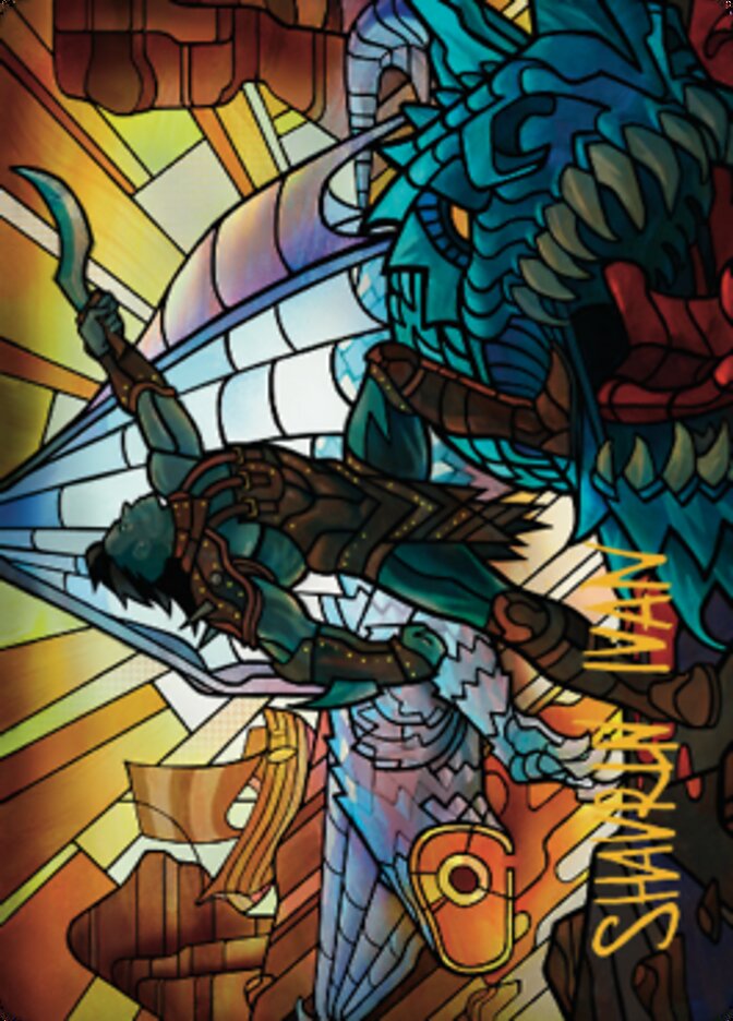 Astor, Bearer of Blades Art Card (Gold-Stamped Signature) [Dominaria United Art Series] | Impulse Games and Hobbies