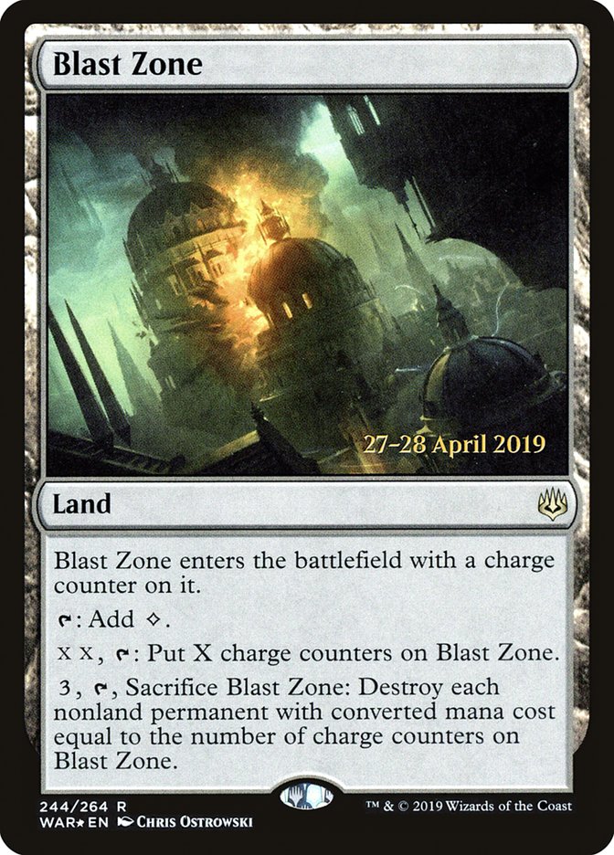 Blast Zone  [War of the Spark Prerelease Promos] | Impulse Games and Hobbies