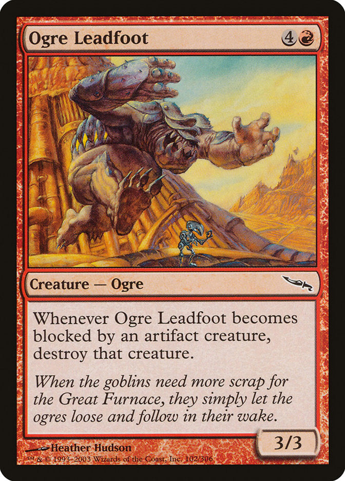 Ogre Leadfoot [Mirrodin] | Impulse Games and Hobbies