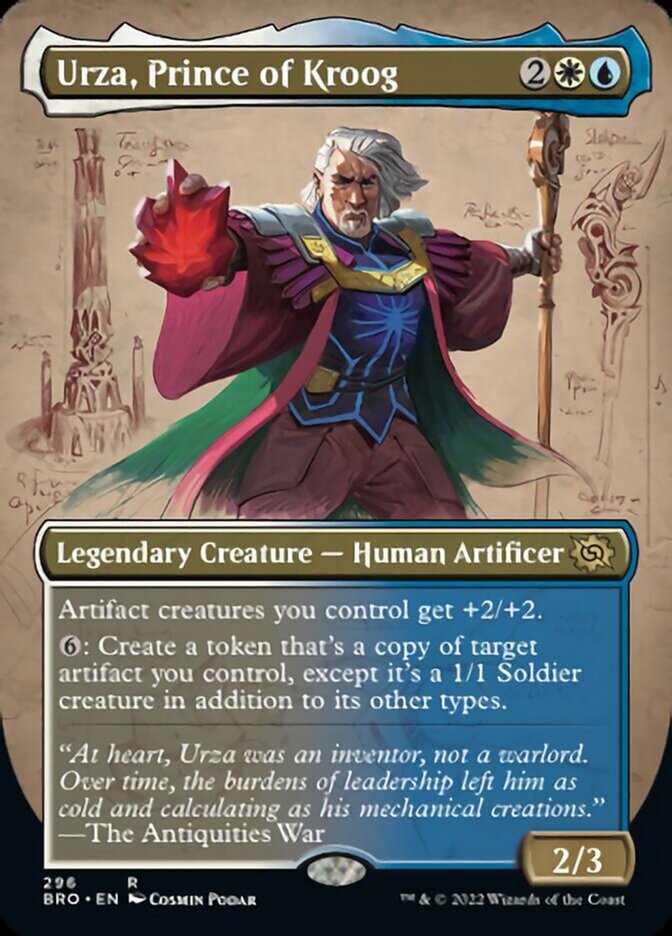 Urza, Prince of Kroog (Borderless Alternate Art) [The Brothers' War] | Impulse Games and Hobbies