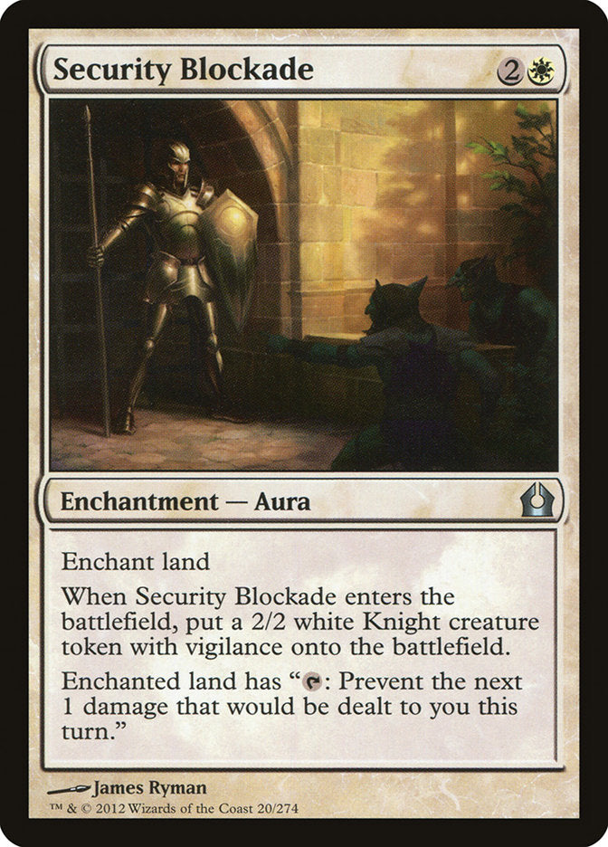 Security Blockade [Return to Ravnica] | Impulse Games and Hobbies